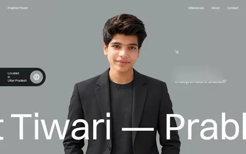 Milestones — milestones.prabhattiwari.in