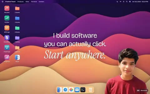 Clickable Desk — x.prabhattiwari.in/site10